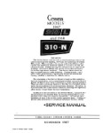 Cessna 310L 1968 310N 1967-68 Maintenance Manual (part# D526-13)