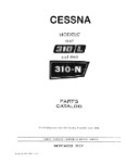 Cessna 310L  & 310N 1967-1968 Parts Catalog (part# P370-12)