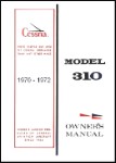 Cessna 310Q 1970-72 Owner's Manual (part# D922-13)