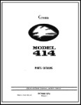 Cessna 414  Parts Catalog (part# P500C4-12)