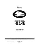 Cessna 414, 414A  1969-85 Parts Catalog (part# P656-4-12)