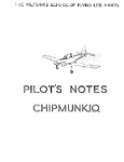 DeHavilland Chipmunk Series Pilot's Notes (part# DECHIPMUNK-PN-C)