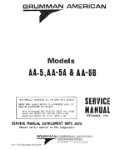 Grumman AA5, AA5A, AA5B 1972-76 Maintenance Manual (part# AA5-136-2R2)