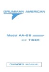 Grumman AA5B Tiger Owner's Manual Pre 1977 (part# AA-5B-137)
