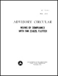US Government Means Of Compliance FAR 23.629 Advisory Circular (part# AC-23.629-1)