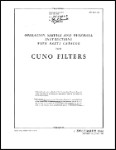 US Government Cuno Hydraulic Oil Filters Operation, Service, Overhaul With Parts (part# 3/1/1932)