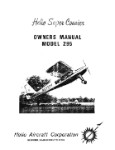 Helio Aircraft Corporation 295 Helio Super Courier 1965 Owner's Manual (part# HE295-65-O)