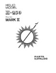Helio Aircraft Corporation H-250 1965 Courier Mark II Parts Catalog (part# HEH250-65-P-C)