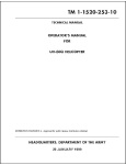 Sikorsky UH-60Q Operator's Manual (part# TM 1-1520-253-10)