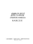 Luscombe  8, A, B, C, D, E Operator's Handbook (part# LU8,A,B-OP-C)