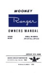 Mooney M20C Ranger 1975 Owner's Manual (part# 1213)