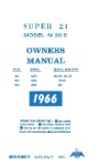 Mooney M20E Super 21 Owner's Manual (part# MOM20E-O-C)