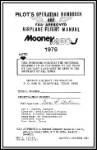 Mooney M20J 1978 Pilot's Operating Handbook (part# 1221)
