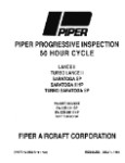 Piper PA-32RT-300, 300T, 301-301T Progressive Inspection Report Forms (part# 761-737)