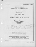 P&W R-1535-7/11/13 Twin Wasp Jr. Maintenance Manual (part# TO 02-10BA-2/02-10BA-1)