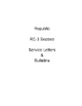 Republic Aviation RC-3 Seabee Service Letters & Bulletins (part# RPRC3-SLB-C)