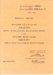 Spitfire VA, VB, VC, Seafire IB, IIC, III Pilot's Notes (part# AP 1565E PN, AP 2280A,B,C PN)