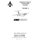 British Aerospace 146-200 Flight Operation Manual Manufacturer's Operations Manual (part# MOM-146-200-V2-)