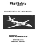 Cessna Citation II Maintenance Training Manual (part# CECITATION-II-M-C)