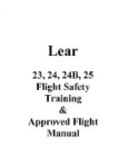 Learjet 25B, C & 24D Series Training Manual (part# LE25B,C-TR-C)