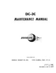 McDonnell Douglas DC-3 Air New England Maintenance Instructions (part# MCDC3--M-C)