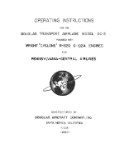 McDonnell Douglas DC3 Flight Attendant Operator's Manual (part# MCDC3-OP-C)