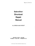 North American NA-265 Sabreliner 1967 Structural Repair Manual (part# NA-66-1032)