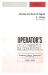 Continental E-165, E-185, E-225 Series Operator's Manual (part# X-30018)