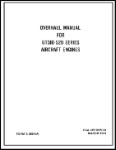 Continental GTSIO-520 Series 1981 Overhaul Manual (part# X30045A)