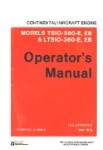 Continental TSIO360 & LTSIO360 Series 1977 Operator's Manual (part# X-30504)