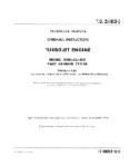 Continental J100-CA-100 Turbo Jet Engine Overhaul Manual (part# 2J-J100-3)