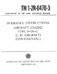 Continental O-470-11 1960 Overhaul Manual (part# 2R-0470-3)