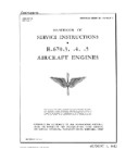 Continental R-670-3, -4, -5 1942 Maintenance Instructions (part# T.O. 02-40AA-2)