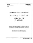 Continental R-670-4, -5, -11 1943 Operation Instructions (part# 02-40AA-1)