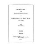 Continental R-975EC-2 Series Operation and Maintenance Manual (part# COR975EC2-42OPC)