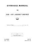 Continental TSIO-470 Series 1966 Overhaul Manual (part# X30033)