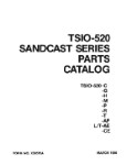 Continental TSIO 520 Series Parts Catalog (part# X30579A)