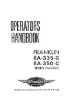 Franklin 6A-335-B & 6A-350-C Operators Manual (part# FR6A335B-OP-C)