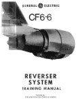 General Electric Company CF6-6 Reverser System 1973 Training Manual (part# GECF66-73-TR-C)