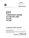 General Electric Company CT7-9 Turboprop Engine 1995 Illustrated Parts Catalog (part# SEI-723)