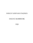 Hispano Engines Wright-Hispano Engine 1928 Engine Handbook (part# HPHISPANO-28-HB-C)