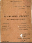 Beaufighter IC, IF, VIC, VIF, XIC Maintenance Manual (part# AP 1721A,F,J)