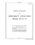 Jacobs R-755-9 Engine Parts Catalog (part# 02-30AC-4)