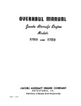 Jacobs R755A, B Overhaul Manual (part# JCR755SER-OH)