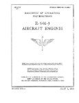 Kinner R-540-3 Engine 1943 Handbook of Operating Instructions Manual (part# 02-60BB-1)