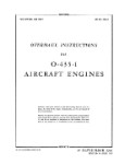 Lycoming O-435-1 1944 Overhaul Instructions (part# 02-15BA-3)