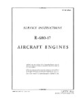 Lycoming R-680-17 Engine 1944 Maintenance Manual (part# 02-15AC-2)
