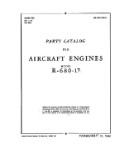 Lycoming R-680-17 Engine 1944 Parts Catalog (part# AN 02-15AC-4)