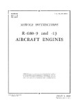 Lycoming R-680-9, -13 1942 Service Instructions (part# T.O. 02-15AB-2)