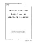 Lycoming R-680-9, -13 1943 Operating Manual (part# T.O. 02-15AB-1)
